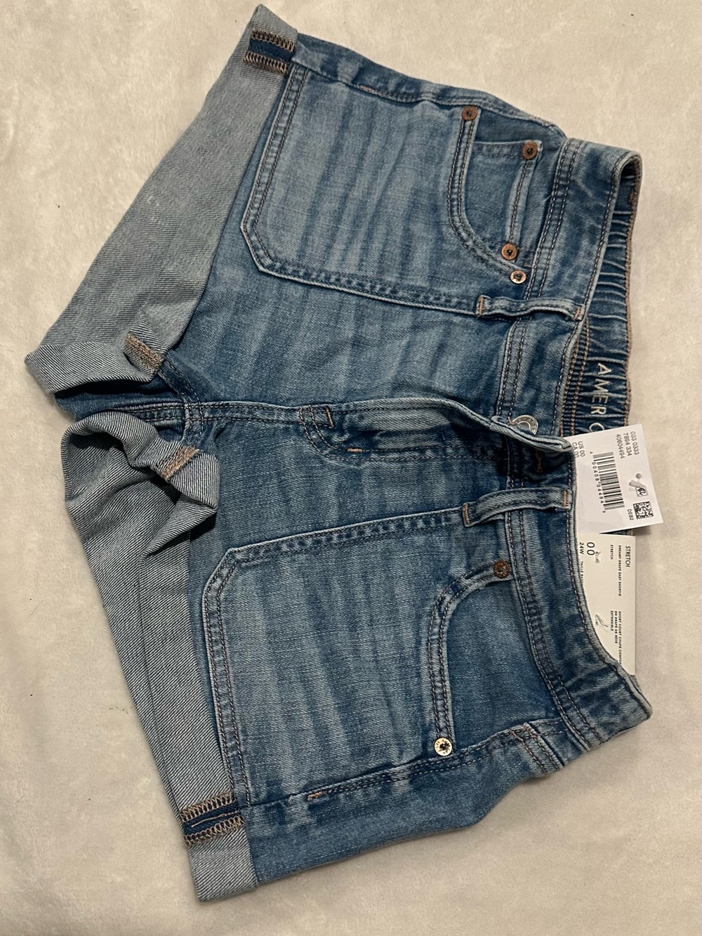 American Eagle Outfitters Women's Blue Denim Jean Shorts